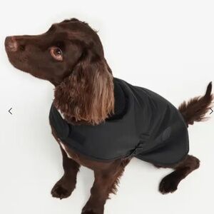 Barbour Dog Waxed Jacket Black (Size Small)